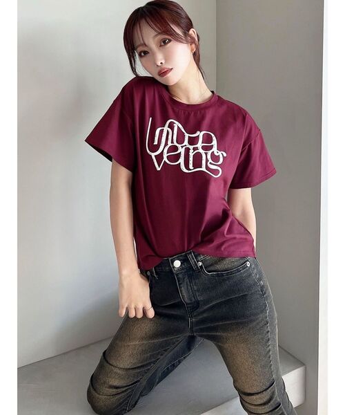 RESEXXY tシャツ スタッズロゴTシャツ レディース : ZOZOTOWN