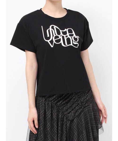 ロゴTシャツ☆ RESEXXY（リゼクシー） tシャツ スタッズロゴTシャツ レディース