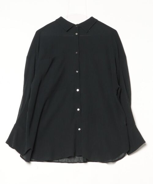 「SHIPS」 長袖シャツ ONE SIZE ブラック レディース