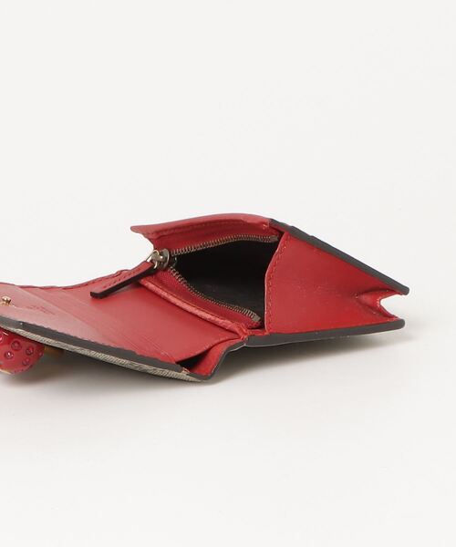GUCCI GGスプリーム チェリー 二つ折り財布 ブラウン コンパクト財布 GUCCI 「GUCCI」 GGスプリーム チェリー 二つ折り 財布