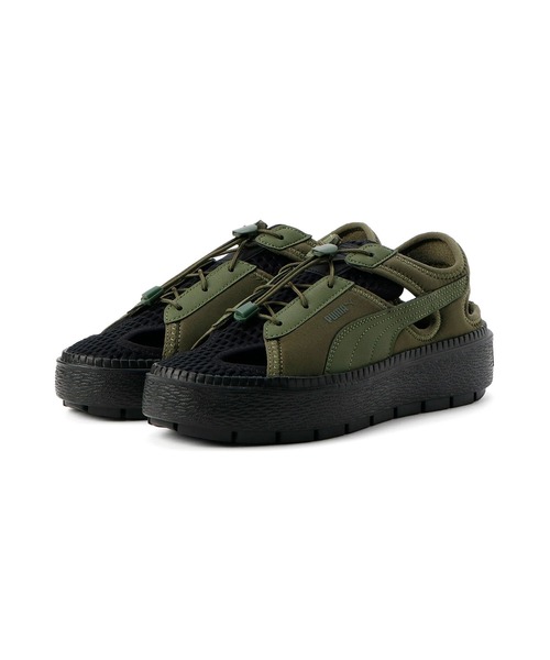 [PUMA] Flat сандалии 25.5cm оттенок бежевого прочее женский 