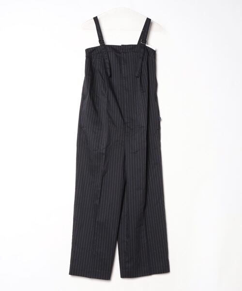 新品【Propaganda】オーバーオール☆XL GLOBAL WORK 「GLOBAL WORK」 ストライプ柄オーバーオール M