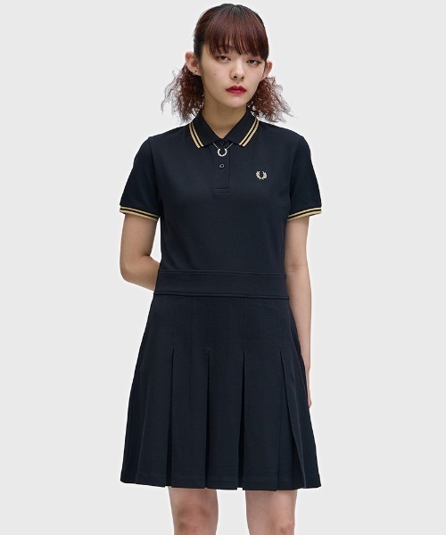 FRED PERRY（フレッドペリー） ワンピース Tipped Pleated Tennis