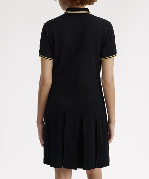 FRED PERRYワンピース プリーツテニス Tipped Pleated Tennis Dress／ティップラインプリーツテニス