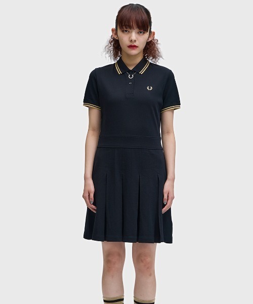 FRED PERRY（フレッドペリー） ワンピース Tipped Pleated Tennis