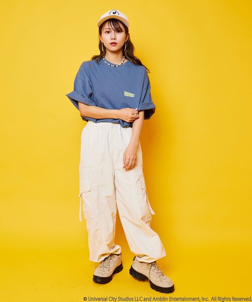 「PUBLUX」 半袖Tシャツ LARGE サックスブルー メンズ