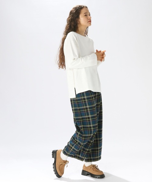 「niko and...」 長袖カットソー MEDIUM アイボリー レディース