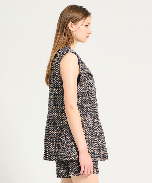 COLUMN（コラム） ベスト ジレ COLUMN / ツイード ジレ「PERMANENT