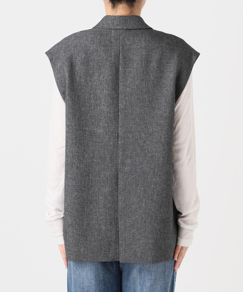 Spick＆Span ベスト ジレ メランジダブルブレストジレ