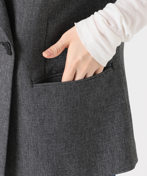 Spick＆Span ベスト ジレ メランジダブルブレストジレ