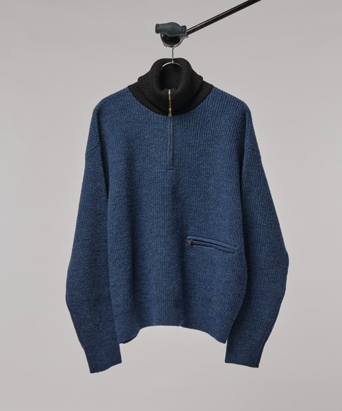 CULLNI（クルニ） セーター ニット 「CULLNI/クルニ」ハーフZIPニット