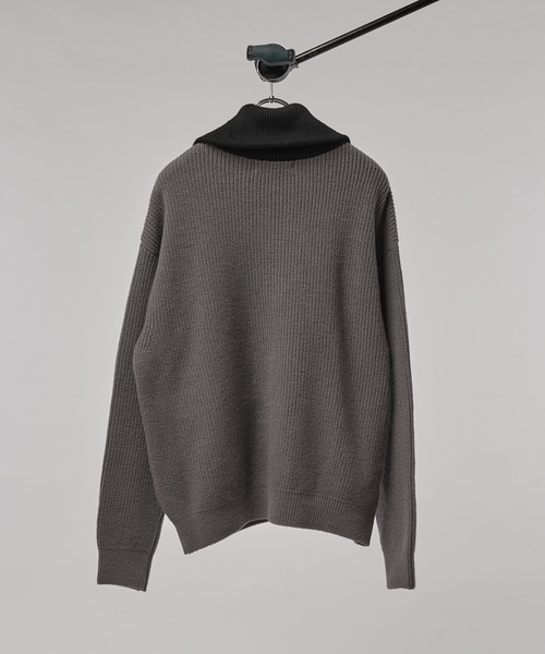 CULLNI（クルニ） セーター ニット 「CULLNI/クルニ」ハーフZIPニット