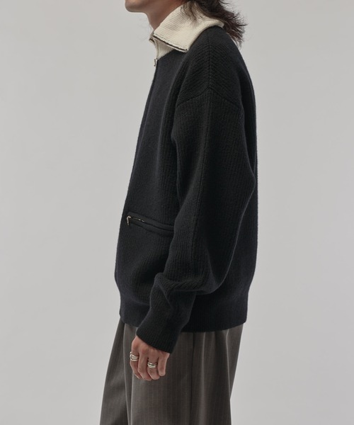 CULLNI（クルニ） セーター ニット 「CULLNI/クルニ」ハーフZIPニット