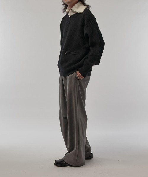 CULLNI（クルニ） セーター ニット 「CULLNI/クルニ」ハーフZIPニット