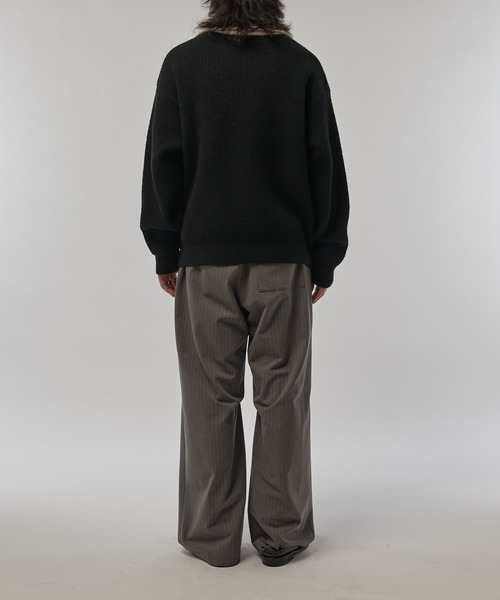 CULLNI（クルニ） セーター ニット 「CULLNI/クルニ」ハーフZIPニット