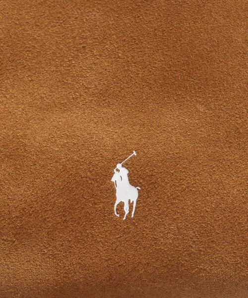 ラルフローレン トートバッグ スエード A4収納可能 大容量 肩掛け ブラウン 極美品 LAUREN RALPH LAUREN ローレン ラルフローレン トート