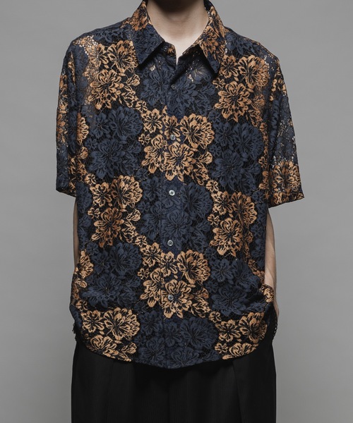 Casper John 「Casper John」 半袖シャツ SMALL ネイビー メンズ