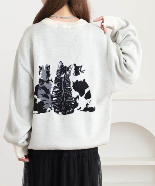 Mlroubaix ジャガードニットセーター 動物柄 ニット Jungle Storm