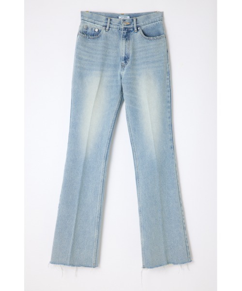 「SLY」 加工デニムパンツ 0 ブルー レディース