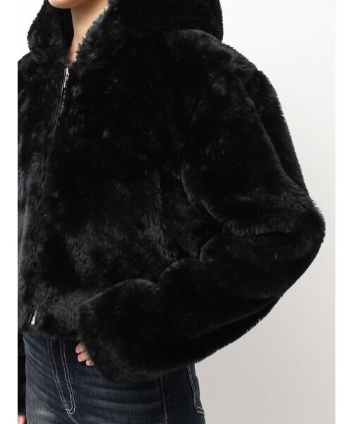 GYDA（ジェイダ） ブルゾン アウター GGエコファーショートフード