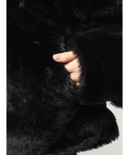 GYDA（ジェイダ） ブルゾン アウター GGエコファーショートフード