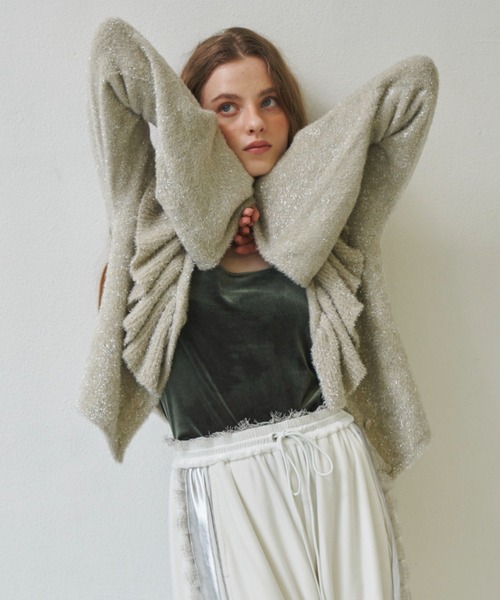 「J1U by LA BELLE ETUDE」 ノースリーブトップス FREE ブラック レディース_画像4