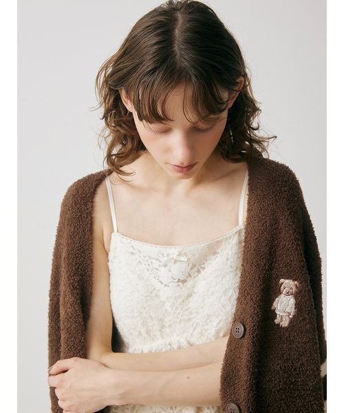SNIDEL HOME パジャマ ルームウェア Bearニットカーディガン