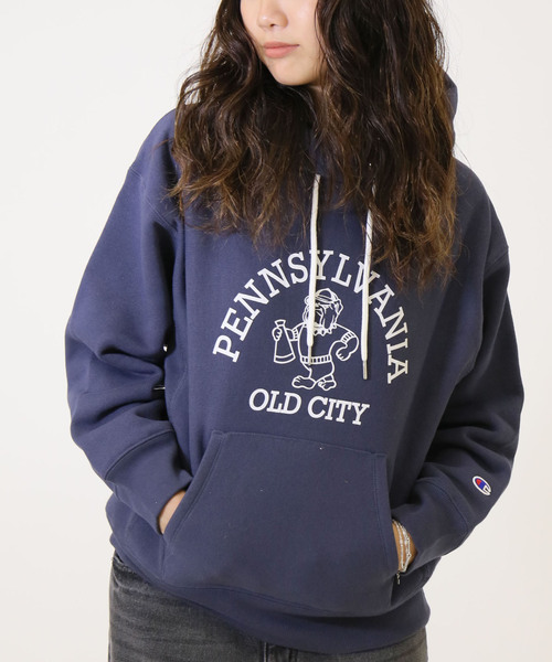 Champion Reverse Weave パーカー ネイビーフェードLサイズ Champion（チャンピオン） パーカー Champion /チャンピオンREVERSE