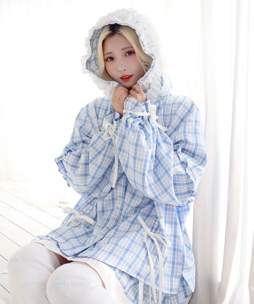Whinny ブラウス シャツ Whinny/「セットアップ可能♪」近未来的最強 