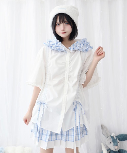 Whinny ブラウス シャツ Whinny/「セットアップ可能♪」近未来的最強