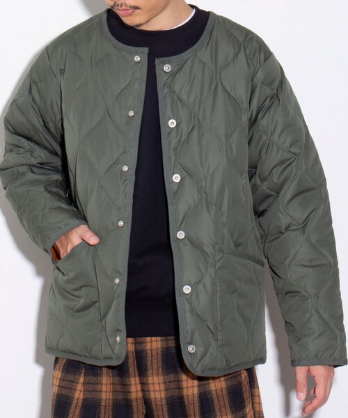 TAION（タイオン） ダウンジャケット X-LARGE オリーブ メンズ