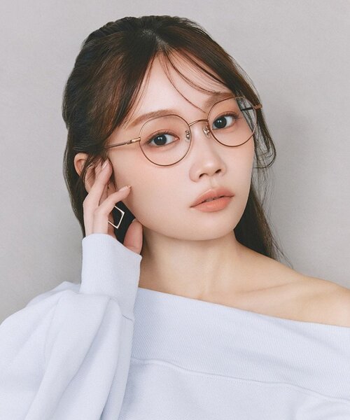 Zoff（ゾフ） 伊達メガネ メガネ 眼鏡 「水越みさと さんコラボ」Zoff