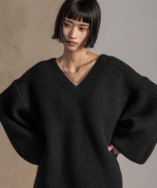 LOWRYS FARM（ローリーズファーム） ニット セーター アゼVチュニック