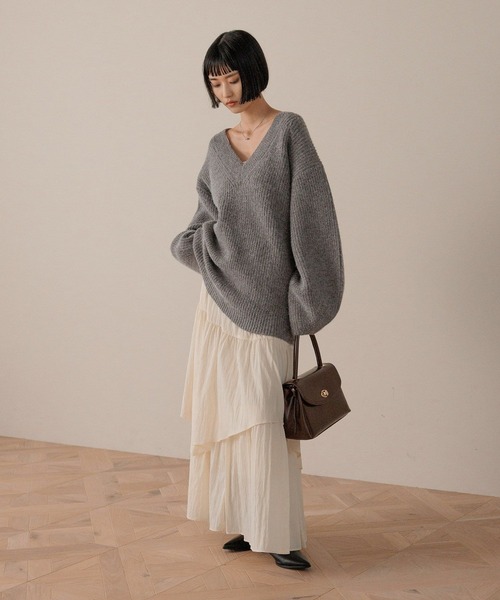 LOWRYS FARM（ローリーズファーム） ニット セーター アゼVチュニック