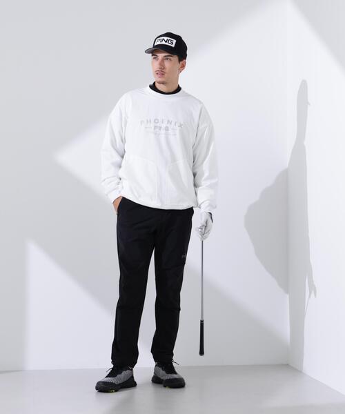 PING（ピン） tシャツ 「PING APPAREL」凸凹PLAYロゴジャカード長袖