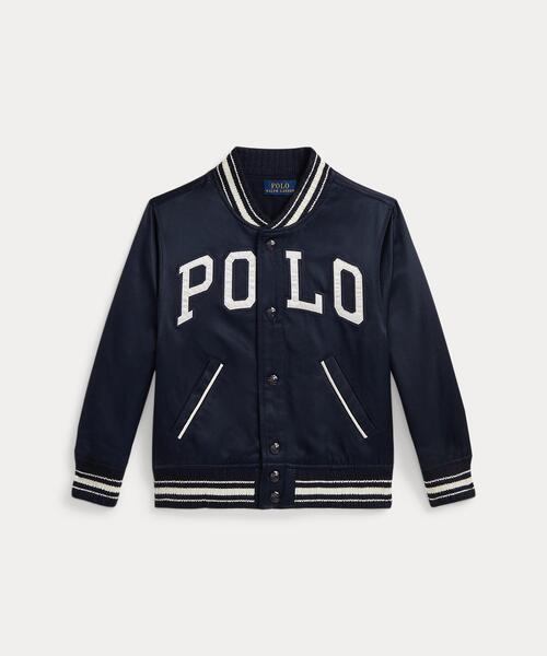 Polo Ralph Lauren Childrenswear スタジャン アウター ロゴ サテン