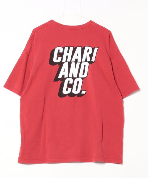 「CHARI&CO」 半袖Tシャツ MEDIUM レッド メンズ_画像2