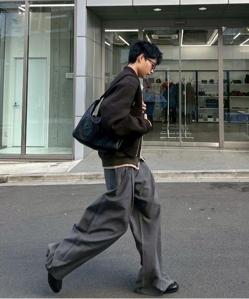 Chikashitsu+（チカシツプラス） スラックス 「Chikashitsu +」over