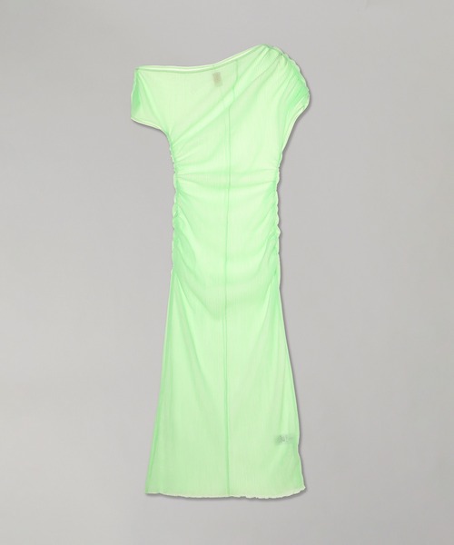 FETICO（フェティコ） ワンピース FETICO SHEER GATHERED KNIT DRESS