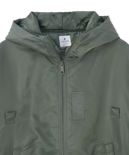 【LANVIN en Blue 】ナイロンツイル マウンテンパーカー LANVIN en Blue 】ナイロンツイル マウンテンパーカー
