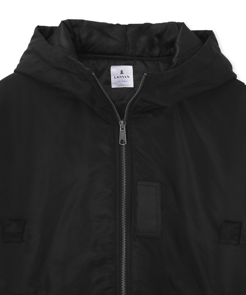 【LANVIN en Blue 】ナイロンツイル マウンテンパーカー LANVIN en Blue 】ナイロンツイル マウンテンパーカー