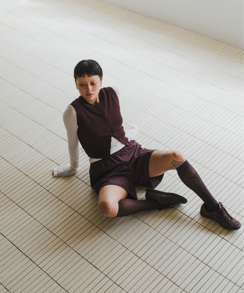 lit ニット セーター Hem Layered Knit Vest レディース : ZOZOTOWN