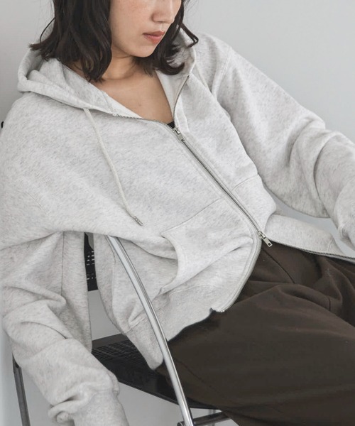 feepur（フェピュール） パーカー ダブルジップベーシックパーカー