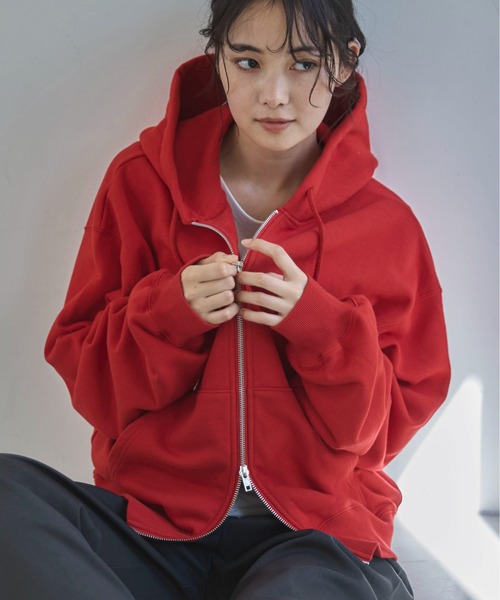 feepur（フェピュール） パーカー ダブルジップベーシックパーカー