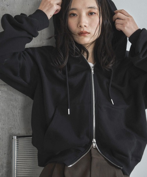feepur（フェピュール） パーカー ダブルジップベーシックパーカー