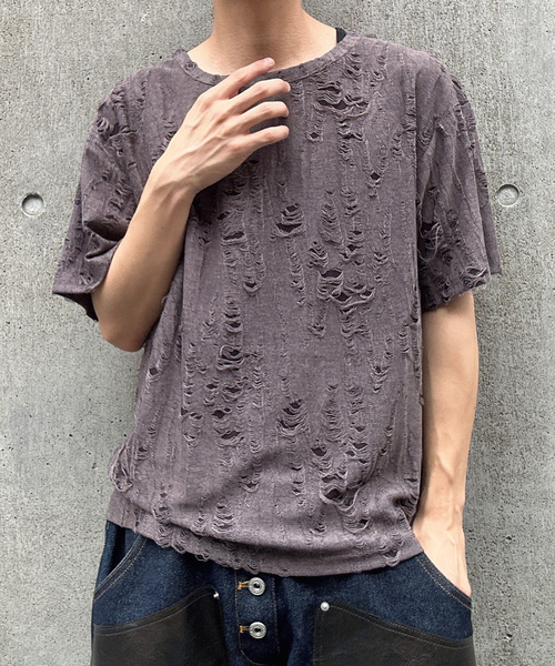 「MandO(Auntie Rosa)」 半袖Tシャツ MEDIUM ブラック メンズ_画像8