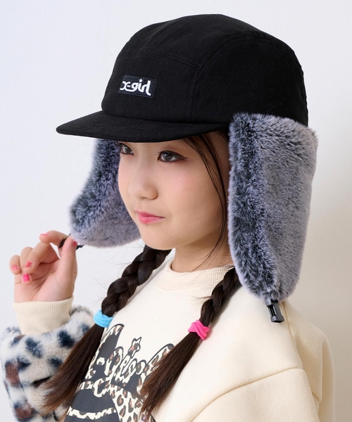 X-girl Stages（エックスガールステージス） キャップ 帽子 スウェード