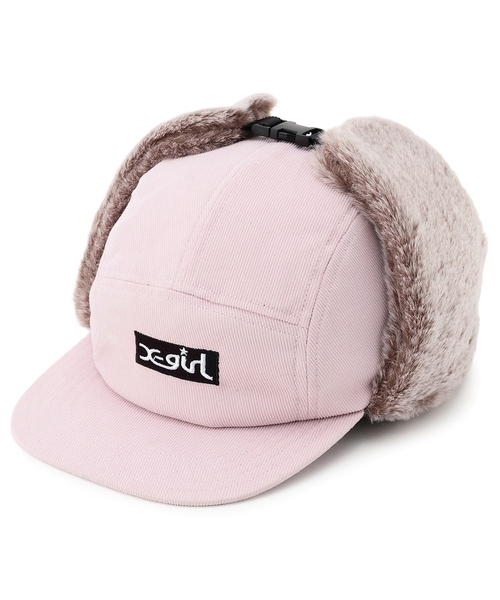 girlish キャップ METALLIC LOGO 6PANEL MESH CAP（キャップ）｜X-girl（エックスガール