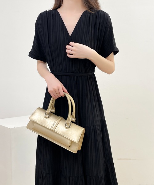 「ABITOKYO」 半袖ワンピース M ブラック レディース_画像6