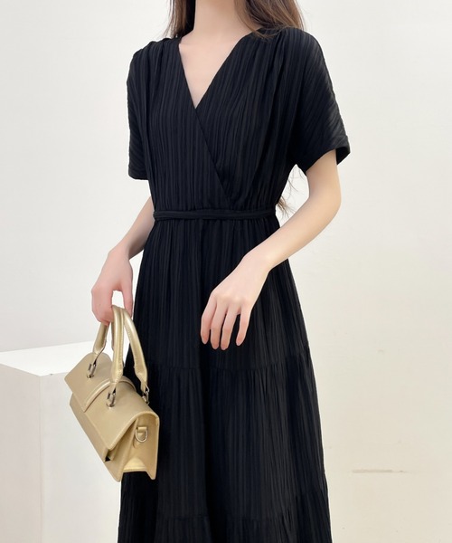 「ABITOKYO」 半袖ワンピース M ブラック レディース_画像7